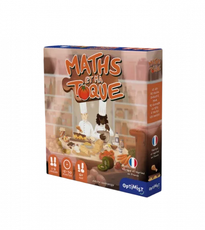 Boite du jeu "Maths et ma toque" des Éditions Optimist