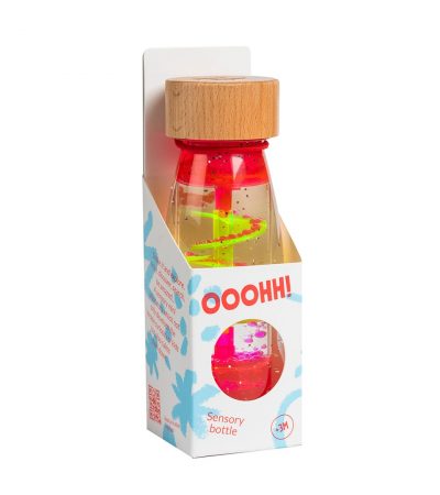 Bouteille sensorielle Move Spirale rose - Petit Boum