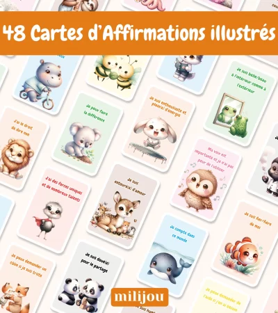 Cartes d’Affirmations Positives - Milijou