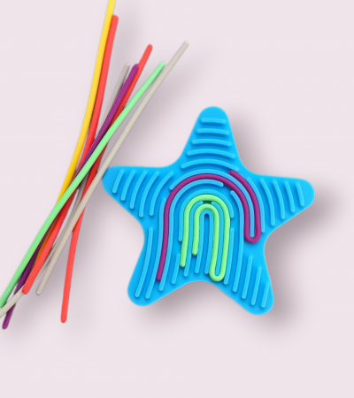 Plaque sensorielle double face – Étoile