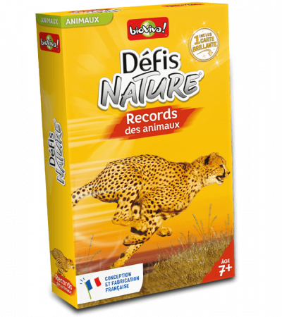 Jeu de cartes Bioviva Records des animaux